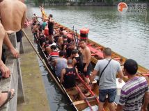 7-15野狼龙舟俱乐部来文昌阁与兴趣龙交流