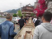 2014乐清南门村大龙上水图