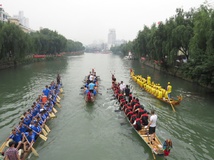 20140529初一乐清东河龙舟图03