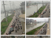 柳市拆湖龙舟拉拉队大军