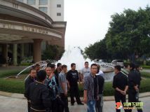 10-27早上6点盖竹华利队和后所港源队到达广东顺德乐从