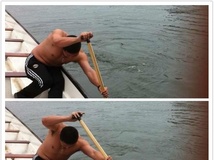 用巨无霸桨练习