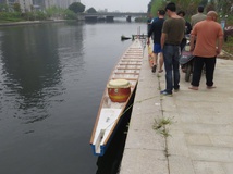 雅园阁龙舟俱乐部 在水深开划