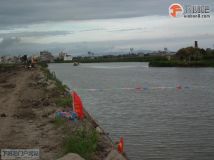 7-9终点线已拉起,河道有一半已挖整齐