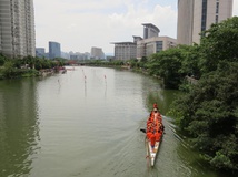 2014温州上田小区龙舟聚会图